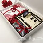 جديد بكساات رجالي شماغ قلم وكبك ساعه وسبحه وعطر