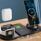 شاحن لاسلكي 6في 1يشحن جميع الاجهزه