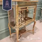 تحف زان قطع كلاسيك فاترينة خشب كلاسيك مدخل كلاسيك