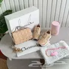 طقم نسائي تصميم ديور مع سجاده ومساحه هدية العرض شامل التوصيل