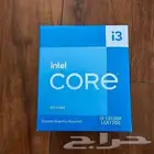 معالج انتل i3 13100f مستعمل بالكرتون والمروحه
