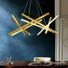 ثريا ليد مودرن شكل اعواد متوفر اسود و ذهبي ليد