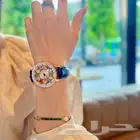 ساعه حريمي مينا دوار اوستيك حزام جلد