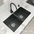 مجلى مطبخ نانو اسود 88 45 تحت المجلى