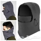 قناع الشتاء من الصوف مبطن فرو ناعم