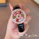 ساعة حريمي أوستيك جلد أسود - مينا دوار