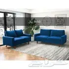 طقم كنب مكون من كنبة ثلاثي و ثنائي صناعة صينية جاهزة