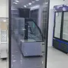 فريزر بانكول 1 باب زجاج اسود