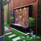 تنسيق حدائق ونوافير