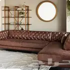 كنبات جلد مكاتب كراسي فنادق كراسي كوفي