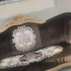 طقم كنب شبه جديد نظيف مكون من 5 قطع