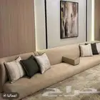 كنب مساند ستاير جلسات مجالس تفصيل جديد على حسب الطلب وتنجيد