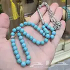 سبحة حجر الهولايت ويسمى فيروز صيني