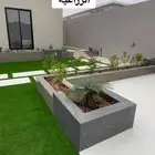 احواض زراعيه زرع صناعه وزرع طبيعي مع شبكات الري