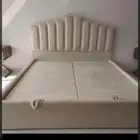 سرير مرتب مخد مفراش