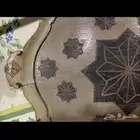 تراث تبسي خشب قديم مصنوع من قطعة خشب واحده مزخرف