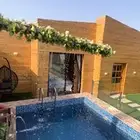 شالية و كوخ ريفي بالحرازات بجدة بمسبحين و بالعاب مائية