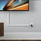 ممر بلاستيك لاخفاء اسلاك التلفزيون