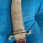 تراث خنجر نحاس مشغول تحفه فنيه