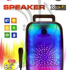 مكبر صوت محمول مع ميكروفون - أسود من DLC