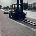 رافعه شوكية فوركلفت عشره طن للايجار النسيم