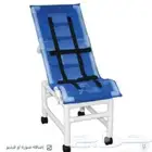 كرسي استحمام شبك مقاوم للماء مع عجل