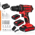 دريل بطاريتين و مسدس هواء حار