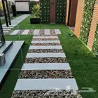 تنسيق الحدائق التيل طبيعي عشب صناعي