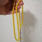 سبحة كهرمان اصفر صافي (جديدة).