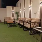 جلسة حوش 7 أشخاص نظيفه جدا