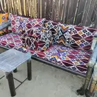 كراسي حديد كفرات وبدون كفرات