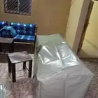 كراسي جلسات خارجيه ودواليب خشبيه