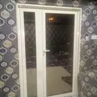 الا لمونيوم سرايا عادي باب وشباك مح زجاج دبل