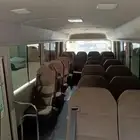 Daily bus rental for a week airport trips restaurant hote