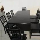 طاوله طعام مع 8 كراسي مستخدم نضيف