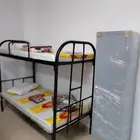 تجهيز سكن العمال من اسره حديد دورين ودور دواليب حديد وخشب