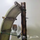 بترينة تحف ديكور أرفف بانارة شكل قارب شراع