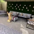 كراسي احمر طاولات كتب تأجير يومي Party and events shop