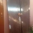 باب شقة خشب ضلفتين