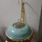 سخان طعام للبوفيه ذهبي والغطاء لون تيفاني او بيج