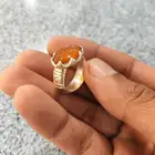خاتم فضه اصلي عليه كتابة الفص