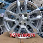 جنوط سلفرادوLTموديل 2023مقاس 18اصليه وكاله