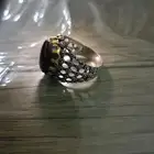 خاتم عقيق أحمر يمني