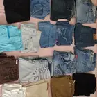 مستعمل نظيف بناطيل جنز وجيبات وشورتات المعظم مقاس لارج
