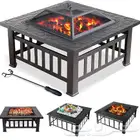 طاولة شوي وتدفأة