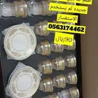 طقم فناجين وكاسات شاي