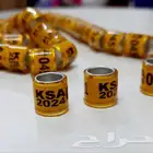 حجول حمام زاجل 2024 مقاس 8 ملم
