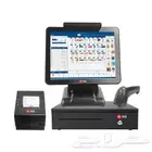 جهاز كاشير متكامل لمطعم لكوفي لتموينات لمغسله لملحمه لعطور