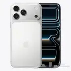 ايفون 17 برو ماكس سلفر 256 قيقا جديد بكرتونه