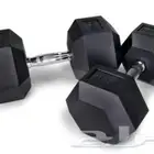 طقم اثقال دنابل حديد مغلفة بالمطاط Dumbbell